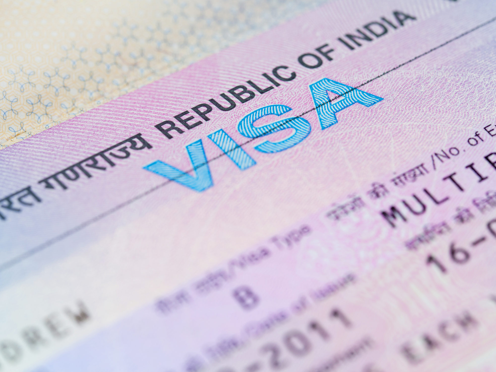 visa pour voyage en inde