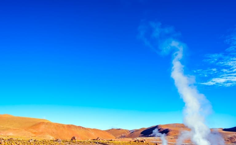 Lever de Soleil sur les Geysers del Tatio