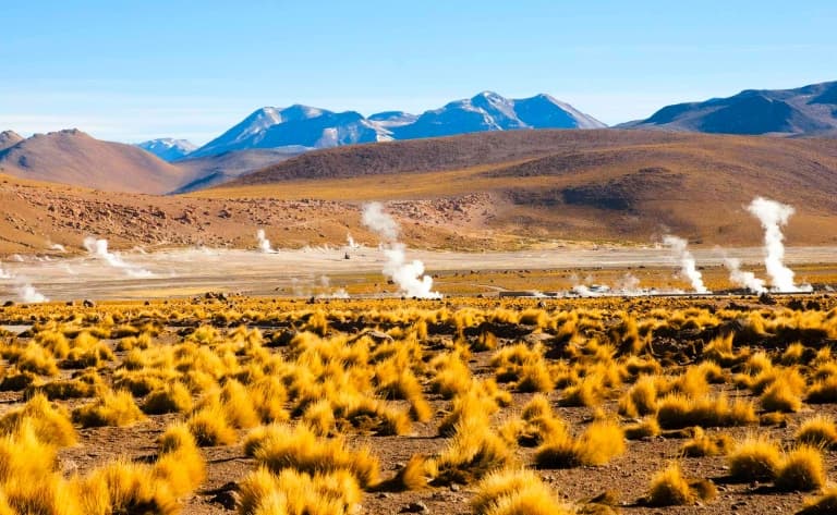 Lever de Soleil sur les Geysers del Tatio