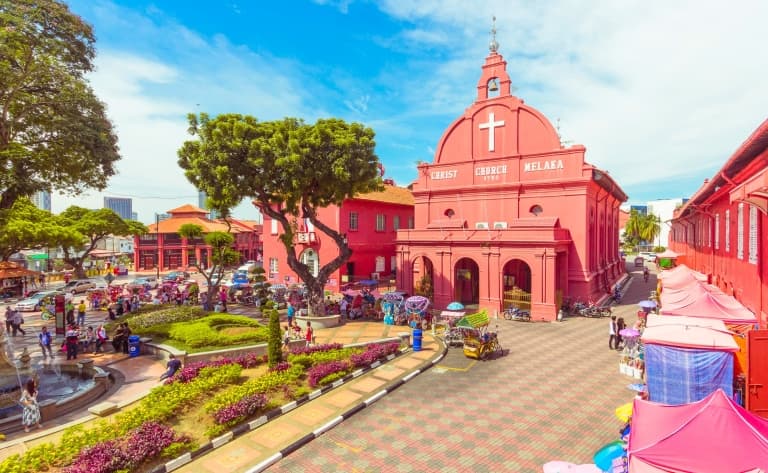Arrivée en Malaisie et visite de Malacca 