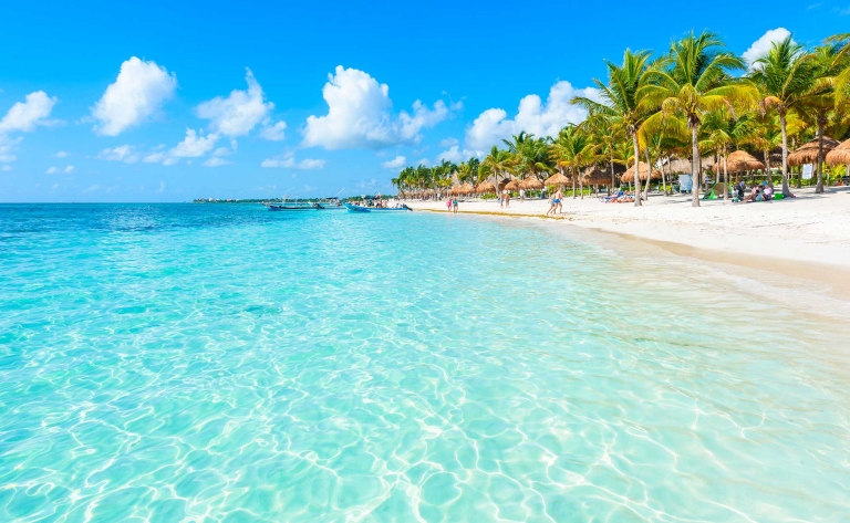 Cap sur la mer des Caraïbes à Akumal